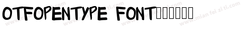 OTFOpenType Font字体转换